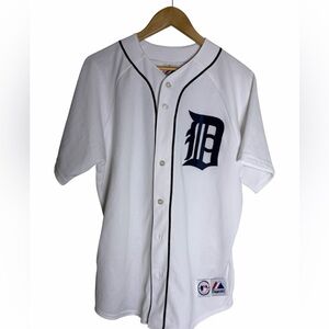 Majestic Detroit Tigers Young Baseball Jersey L